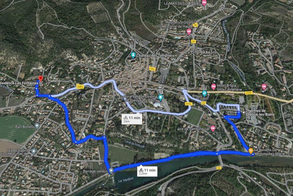 Lumineux Studio-Gréoux-les-Bains Kültér fotó